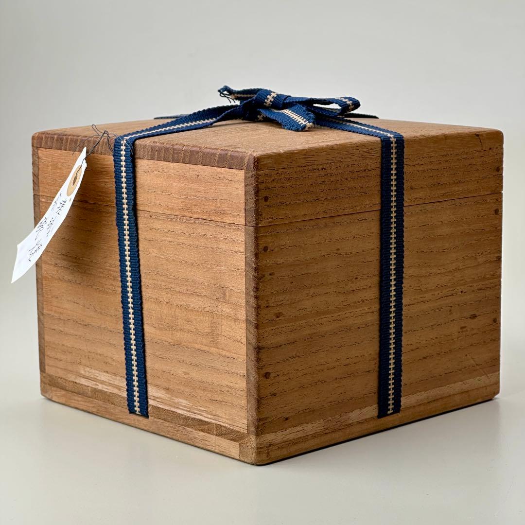 江戸期 嵯峨焼 楽茶碗 嵐山 茶道具 共箱 骨董品　アンティーク