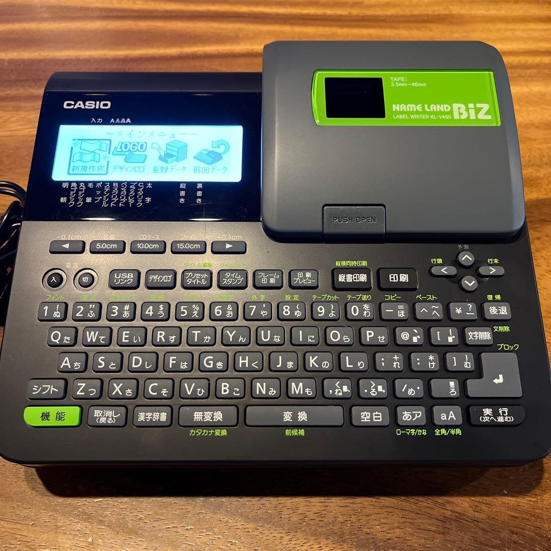 【超美品】カシオ ネームランド KL-V460 CASIO