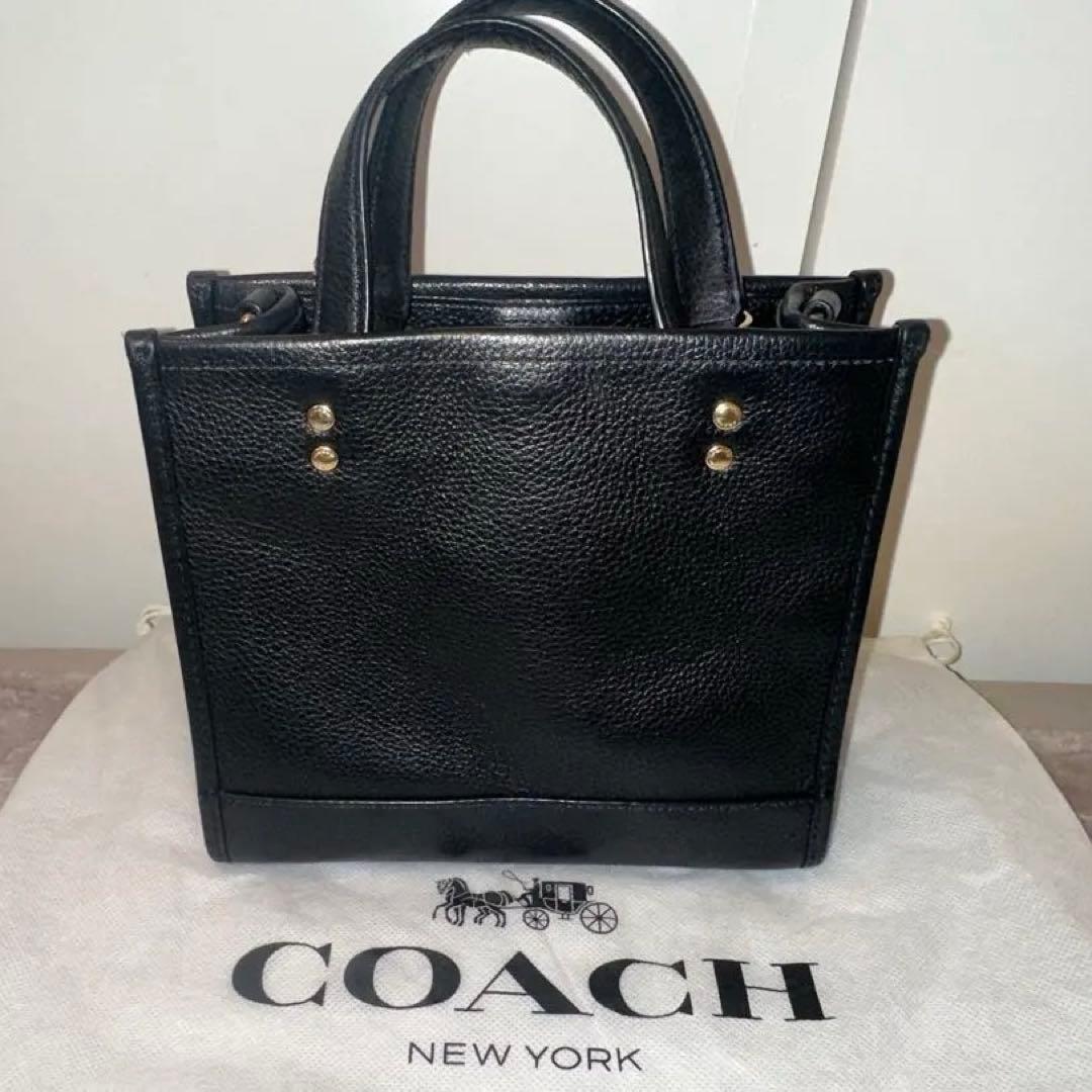 COACH コーチブラック デンプシー トートバッグ