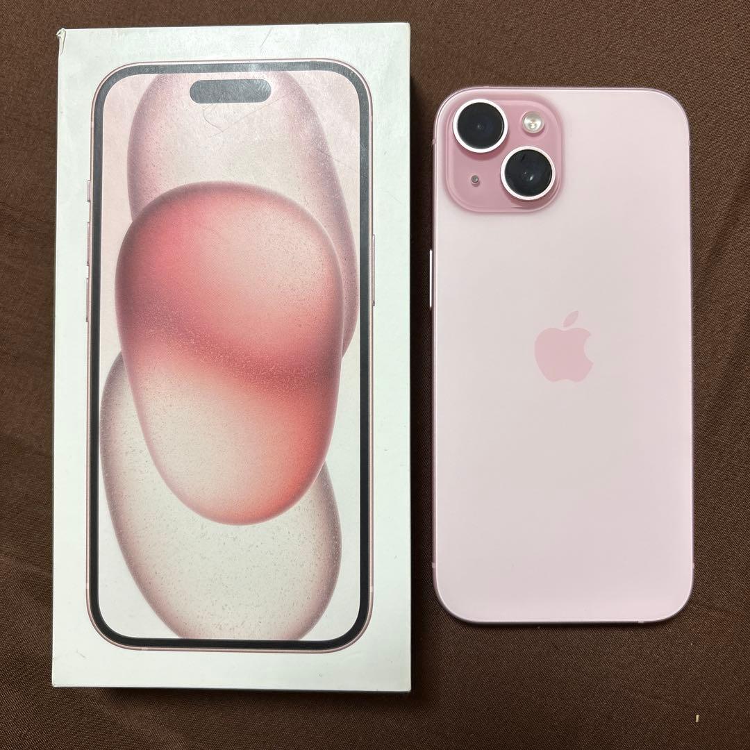 iPhone15 128GB 本体　ピンク　美品