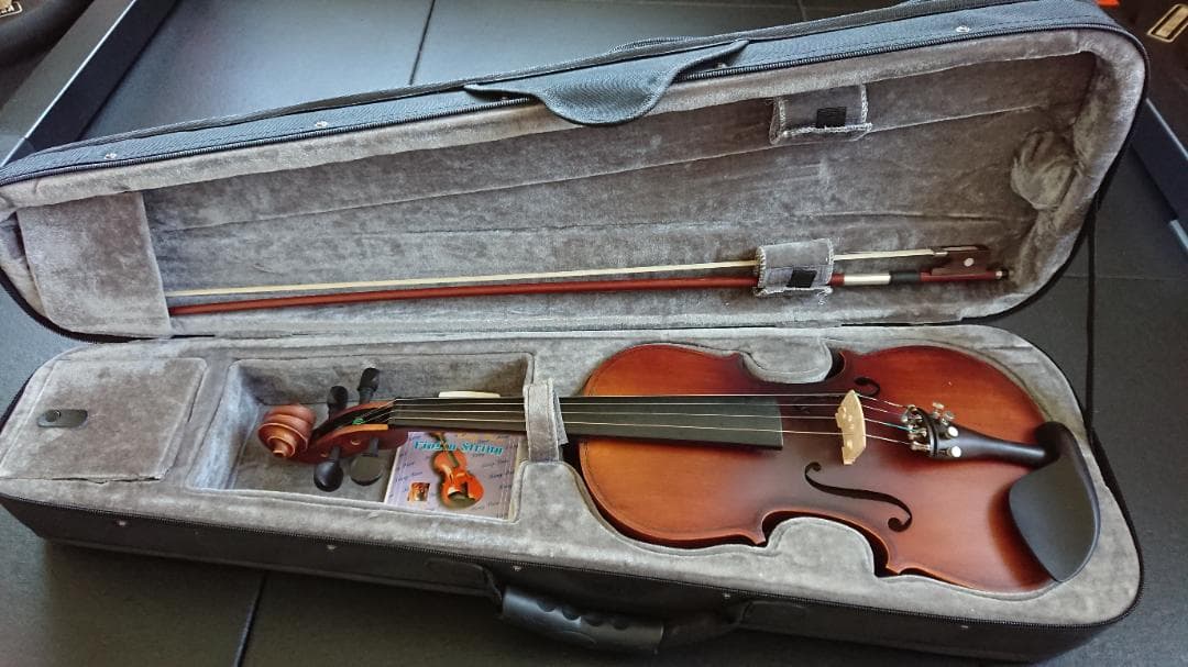バイオリン　セット　Hallstatt V-12 ハルシュタット 肩当て付き