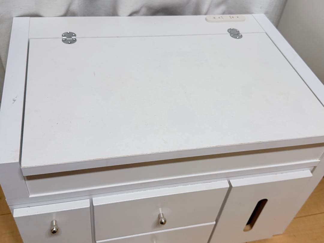 ローテーブル伸縮式ドレッサーデスク
