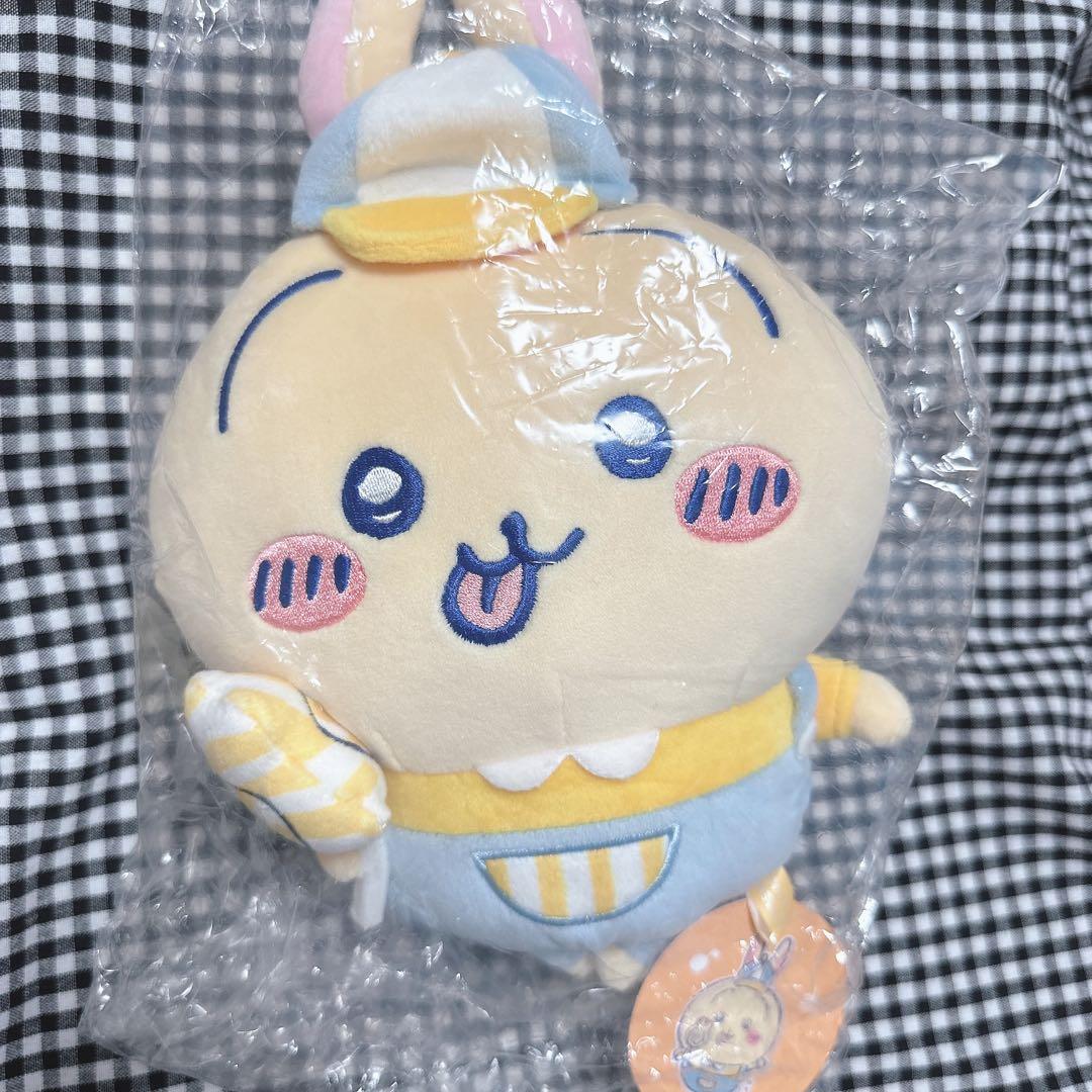 お顔厳選【新品タグ付き】ちいかわゆうえんち　うさぎ　ぬいぐるみ　S  ゆうえか