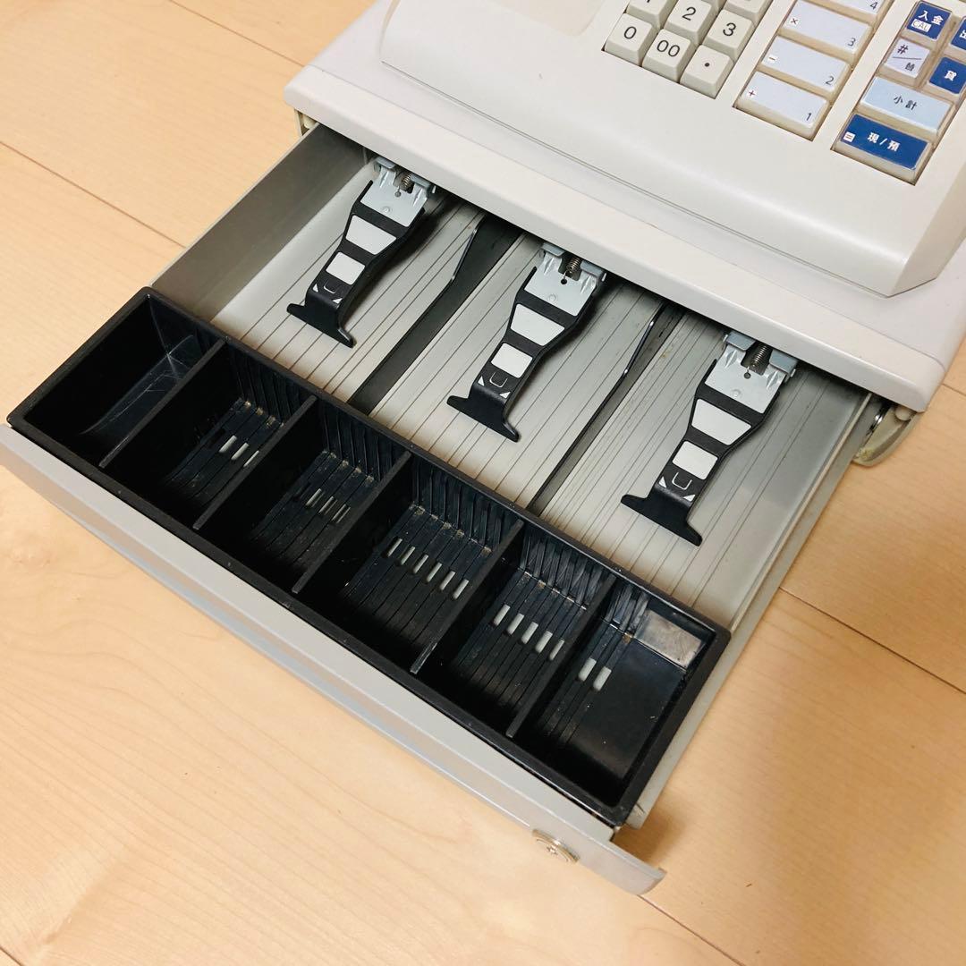 【美品】CASIO カシオ 電子レジスター 100ER 人気コンパクトサイズ