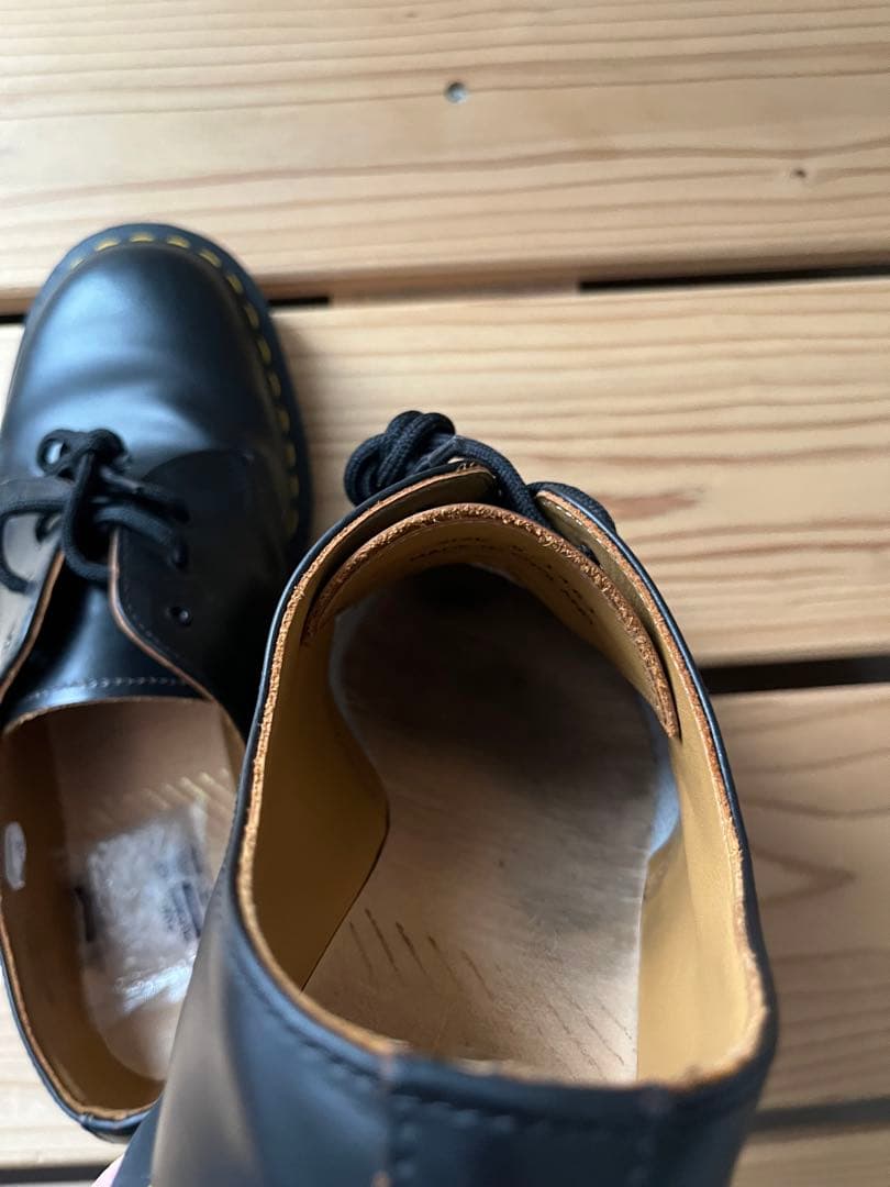 イングランド製 ドクターマーチン 3ホール Uチップ 革靴 ブーツ