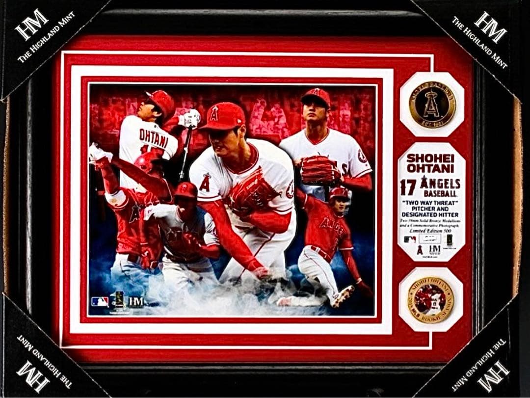 【世界限定500枚】大谷翔平 フォトミント 新人賞 獲得記念 シリアルNo.入り