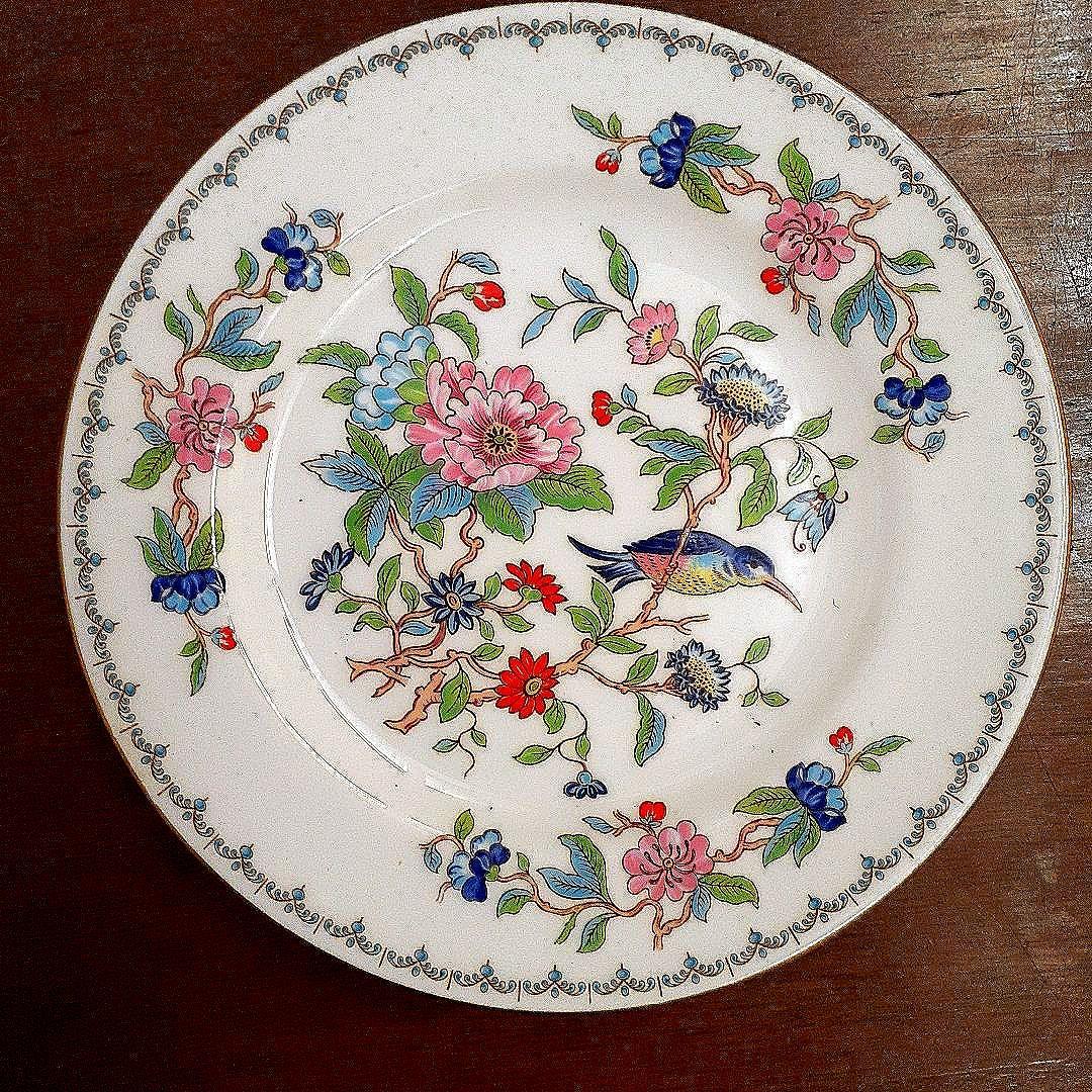 限界価格　! 正規品 1980年代 ペンブロックケーキプレート 3客揃い