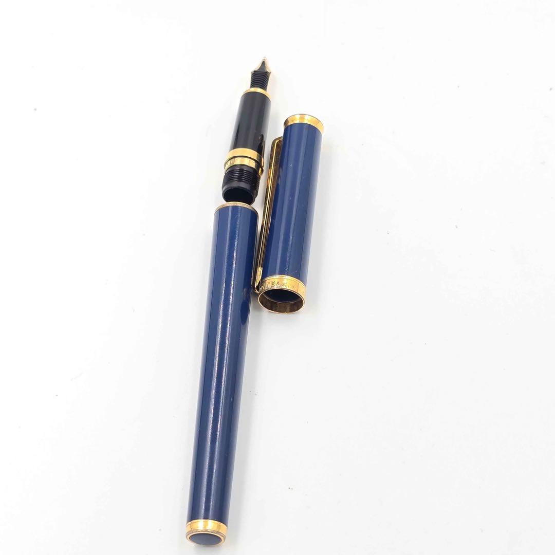 廃盤 希少 モンブラン ノブレスオブリージュ ブルー リップ割れ無し 14K