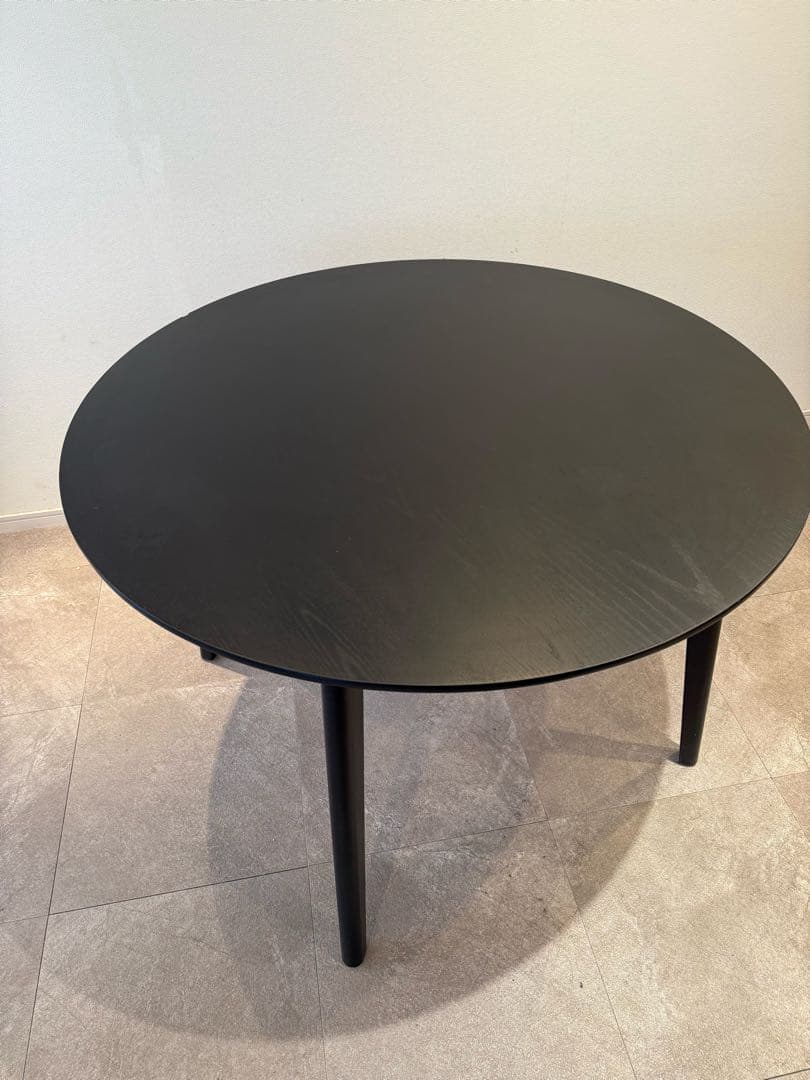 IKEA LISABO リーサボー テーブル ブラック 直径105cm