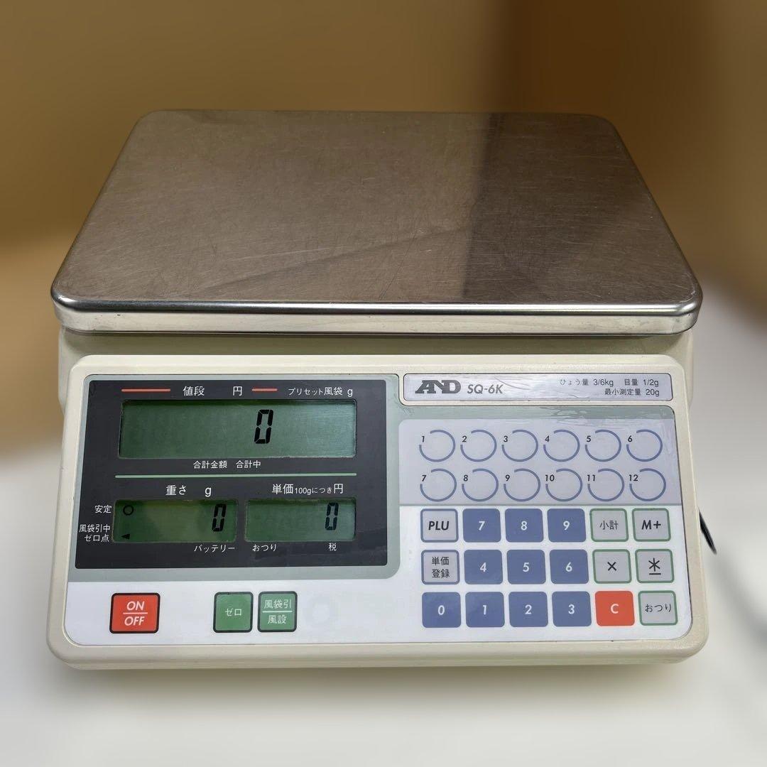 6140 A&D SQ-6K 店舗用料金はかり