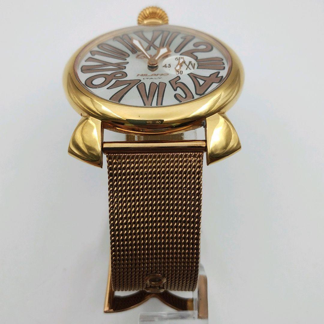 【稼働品】GaGa MILANO ガガミラノ マヌアーレ スリム46 腕時計