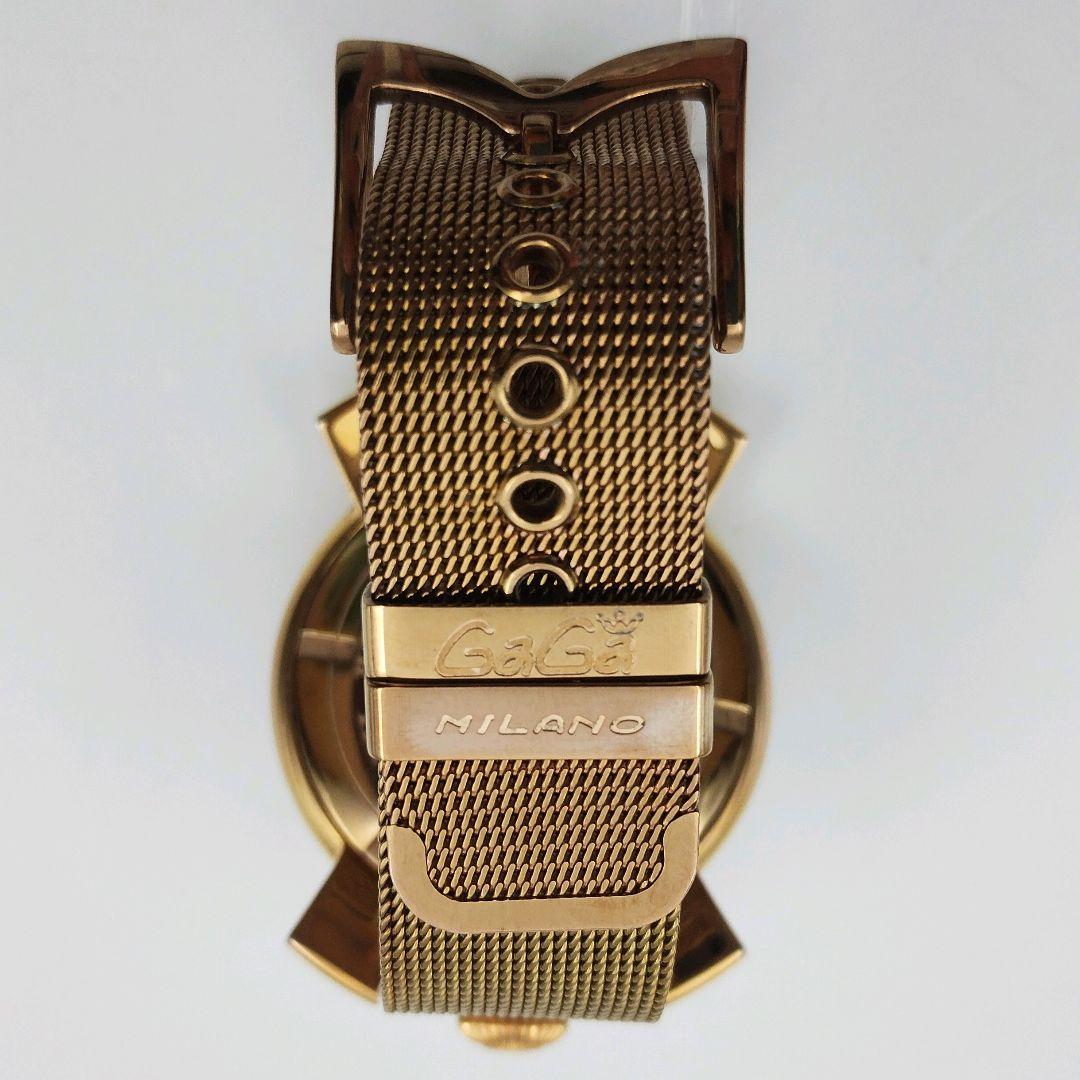 【稼働品】GaGa MILANO ガガミラノ マヌアーレ スリム46 腕時計