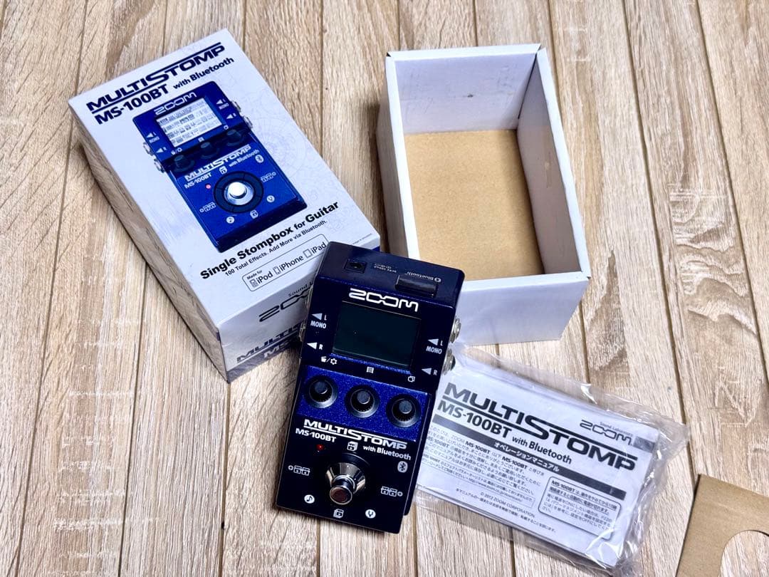 期間限定値下げ！ZOOM MULTISTOMP MS-100BT マルチストンプ