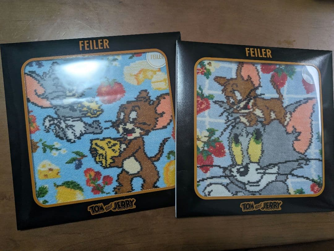 【チョコくろ】フェイラーハンカチ トムとジェリー