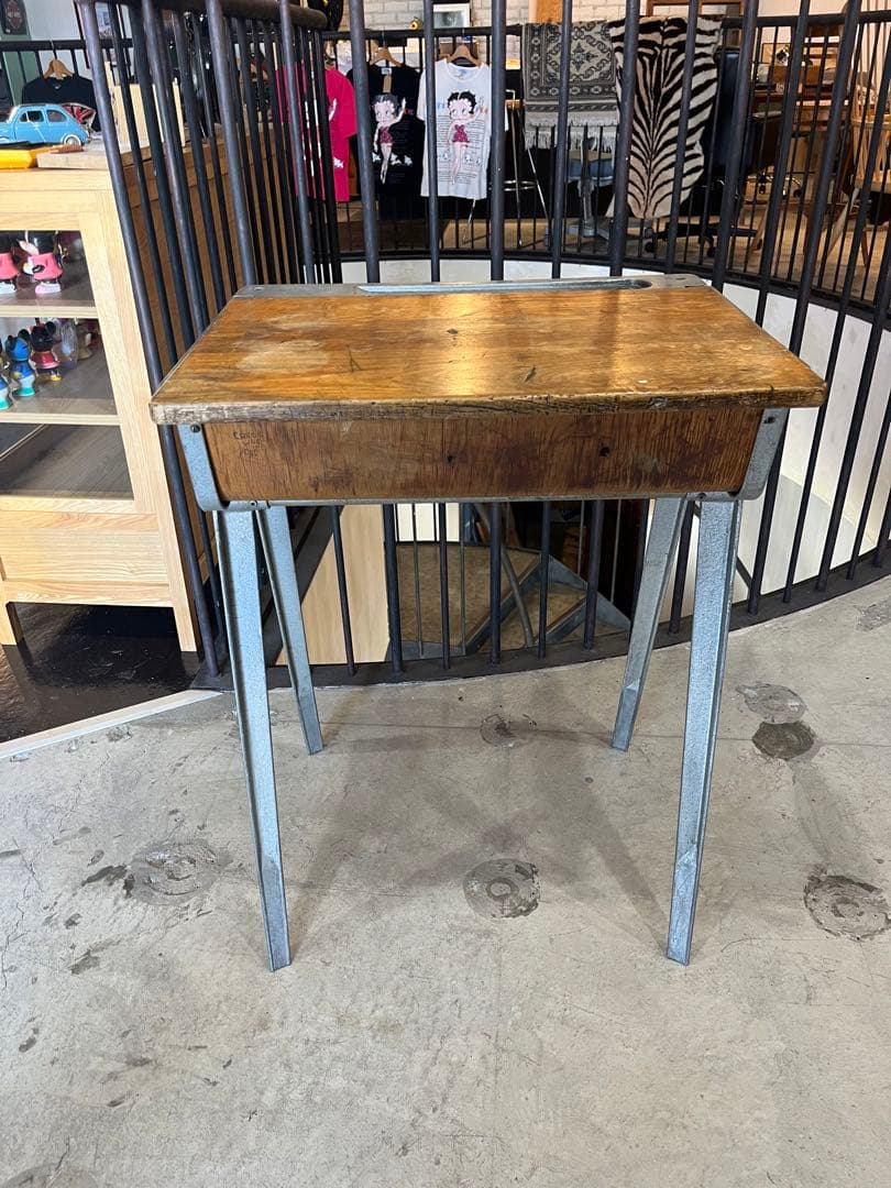 ESAVIAN イギリス　スクールデスク【推定50s-60s】