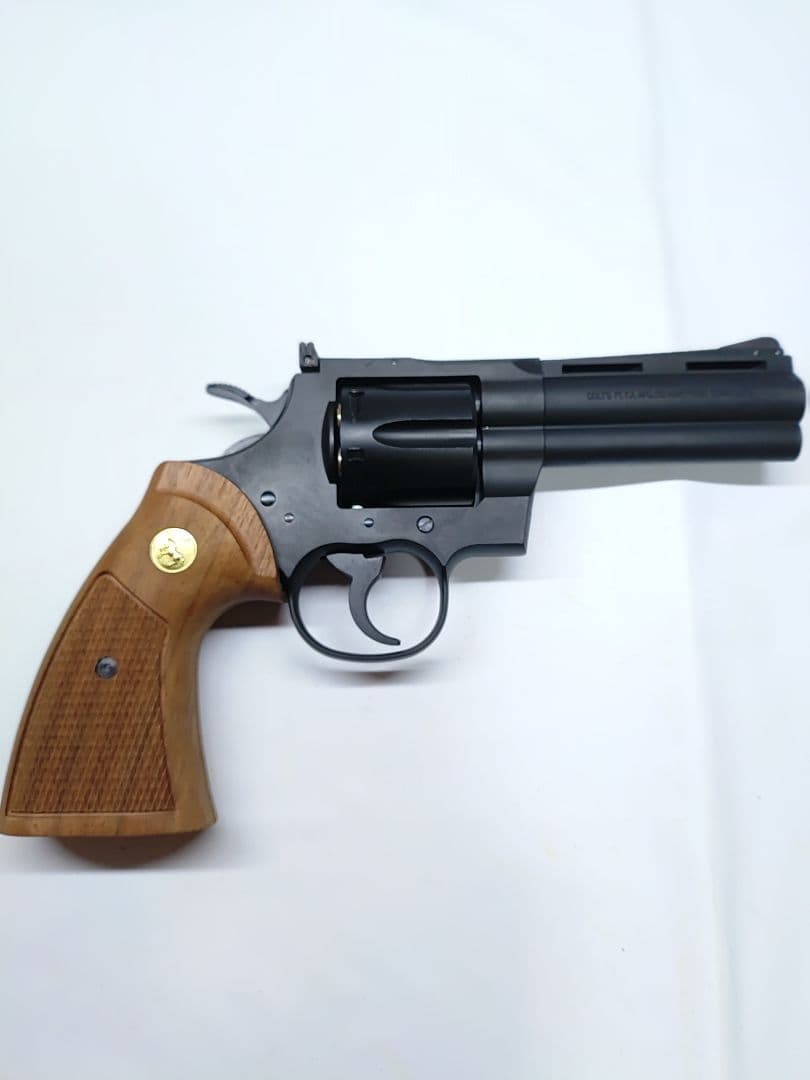 タナカ コルトパイソン 冴羽獠モデル 木製グリップ付 中古 美品 BB弾おまけ