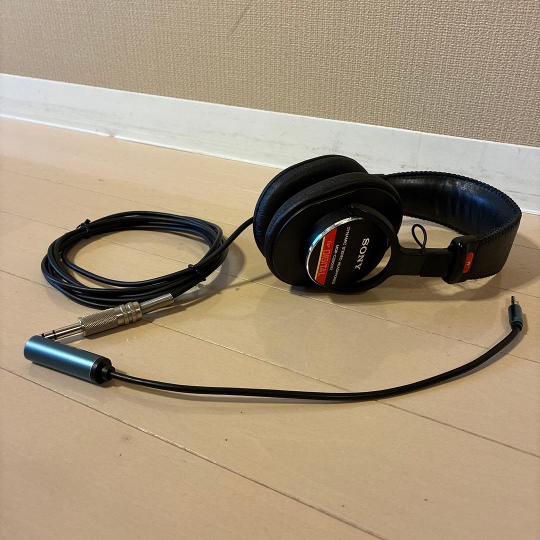 SONY 有線 密閉型スタジオモニターヘッドホン 黒 MDR-CD900ST