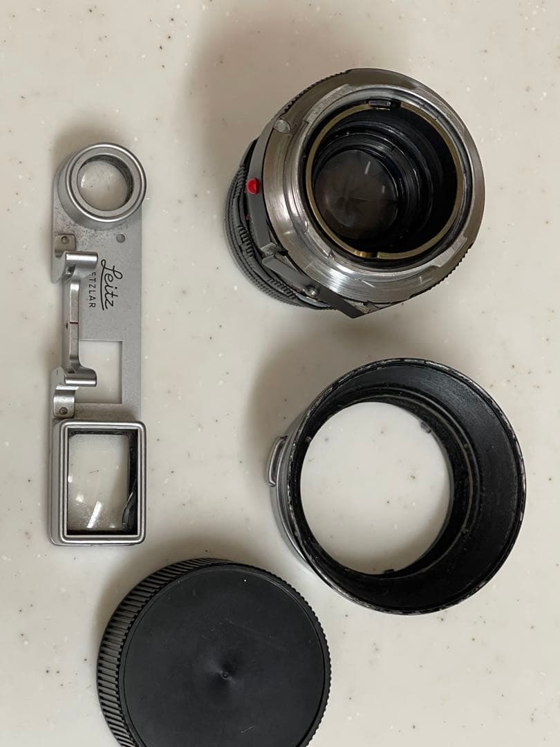 月末限定値下Leitz SUMMICRON 1:2/50 ファインダーアダプタ付