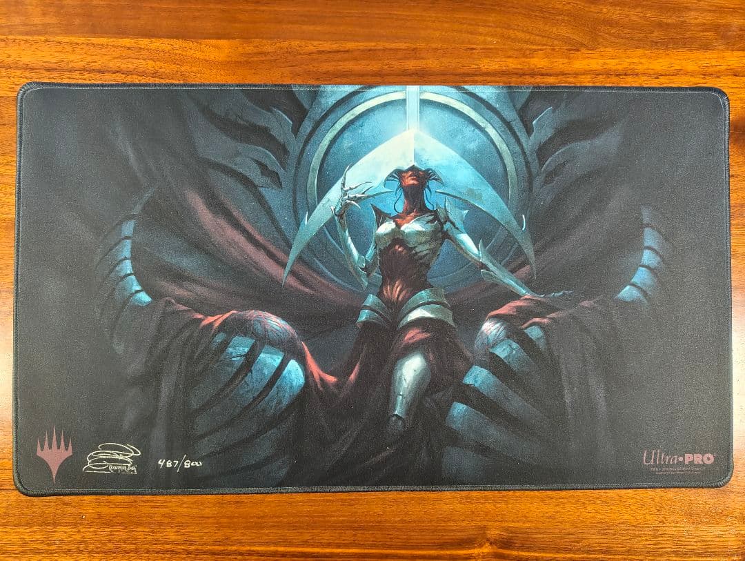 エリシュノーン　限定プレイマット　アーティストサインド