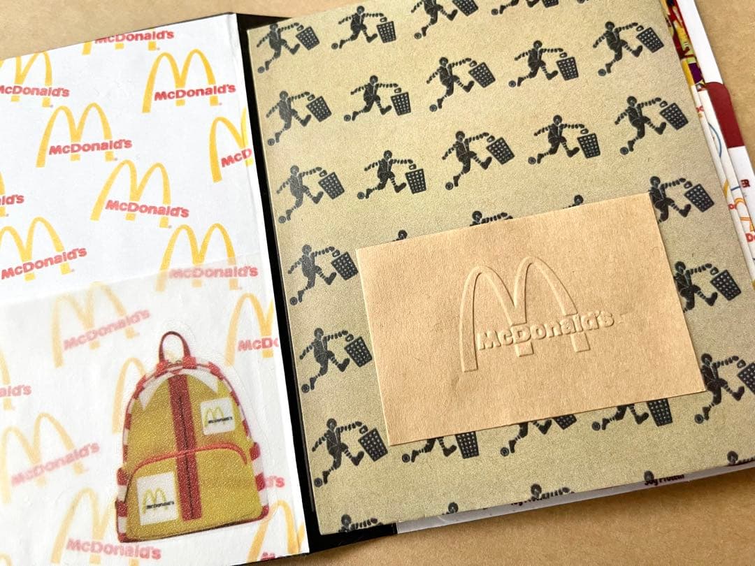 【craft book♡受注制作】McDonald's Design +シール付
