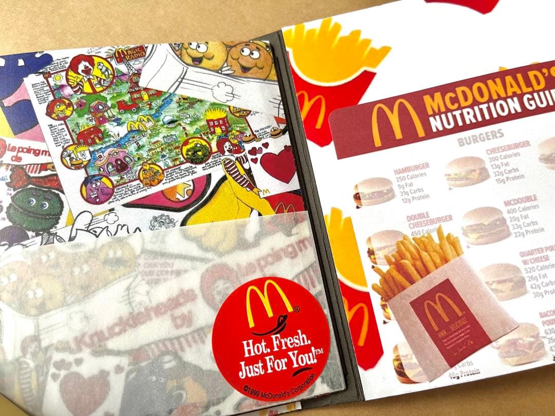 【craft book♡受注制作】McDonald's Design +シール付