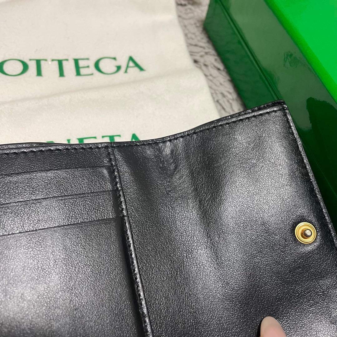 Bottega Veneta 三つ折り財布 ブラック