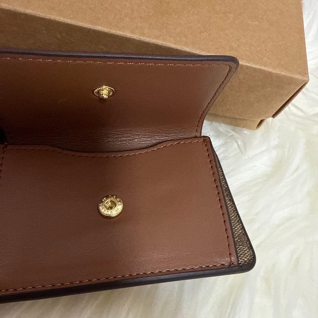 COACH ブラウンレザー ケース