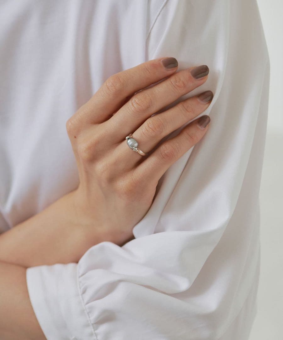 Whim Gazette 【Hoaw.】パールリング パールシルバー925