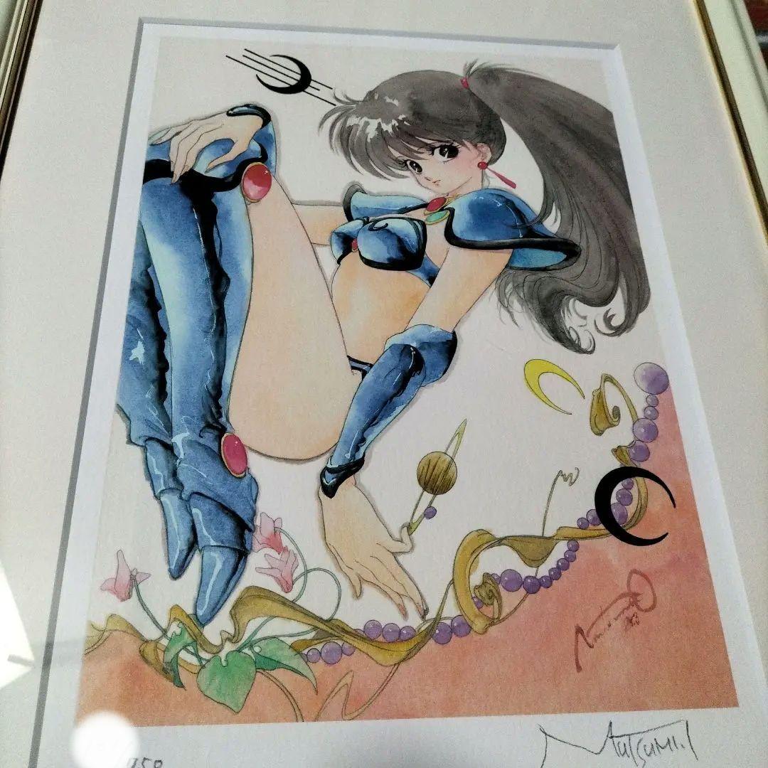 【真作】【WISH】いのまたむつみ「翔幻夢」ミクストメディア 直筆サイン