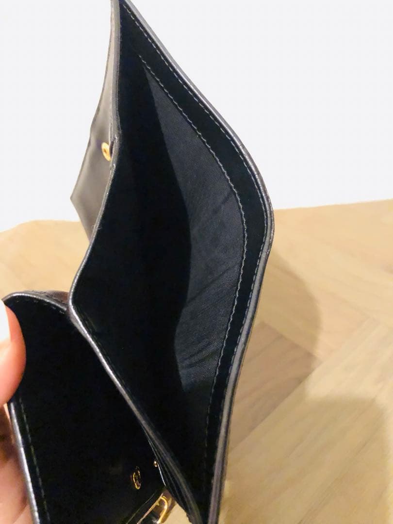 PRADA ミニ財布　ヴィッテロ　リボン　アイコン　折り財布