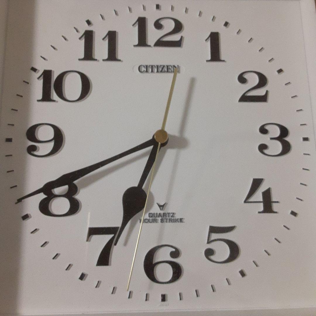 鐘付き シチズン掛け時計