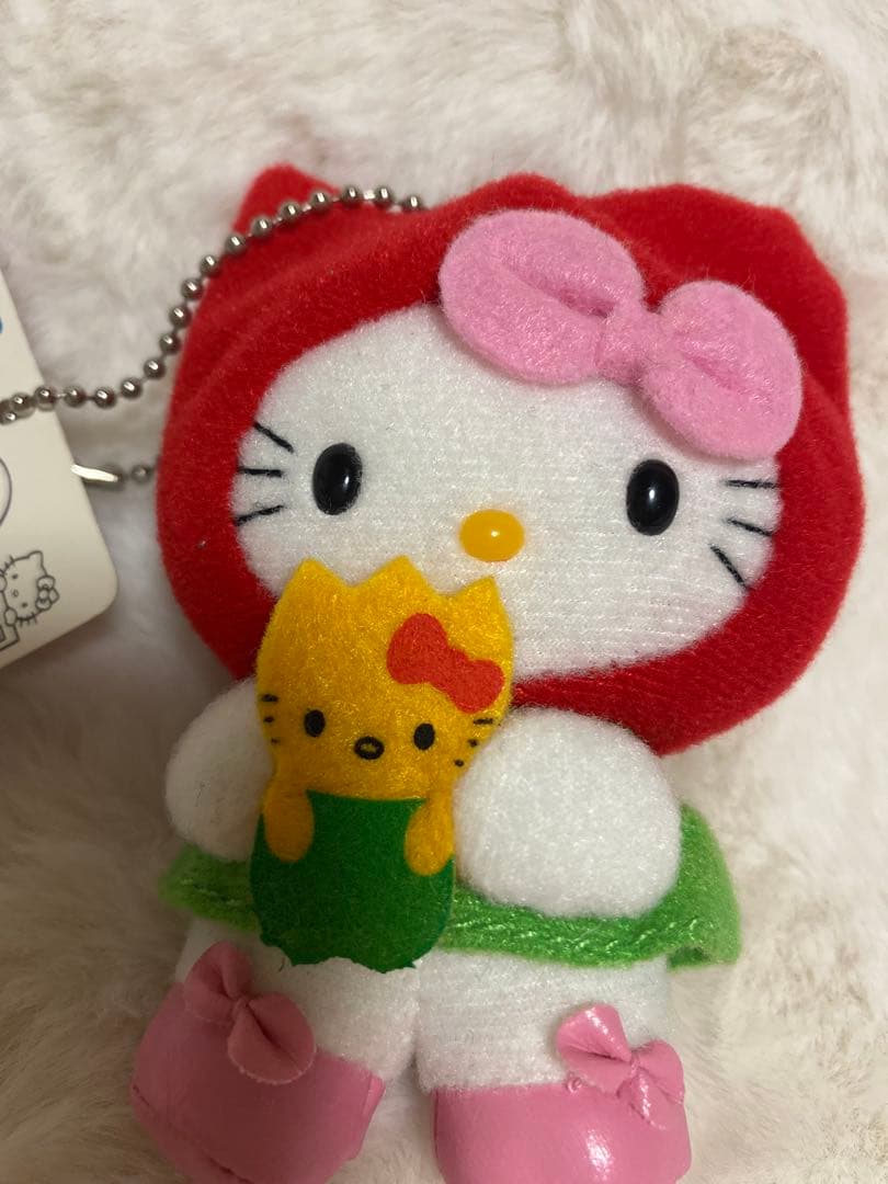 【希少】ハローキティ 富山限定 チューリップ ボールチェーン キティ