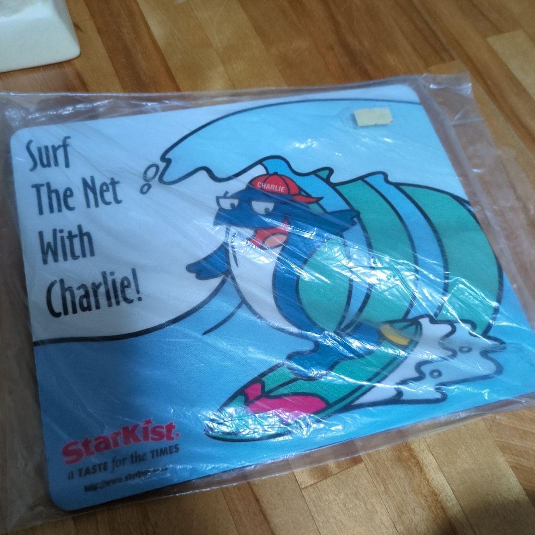 チャーリー ザ ツナ ビンテージ 貯金箱 マウスパッド　セット