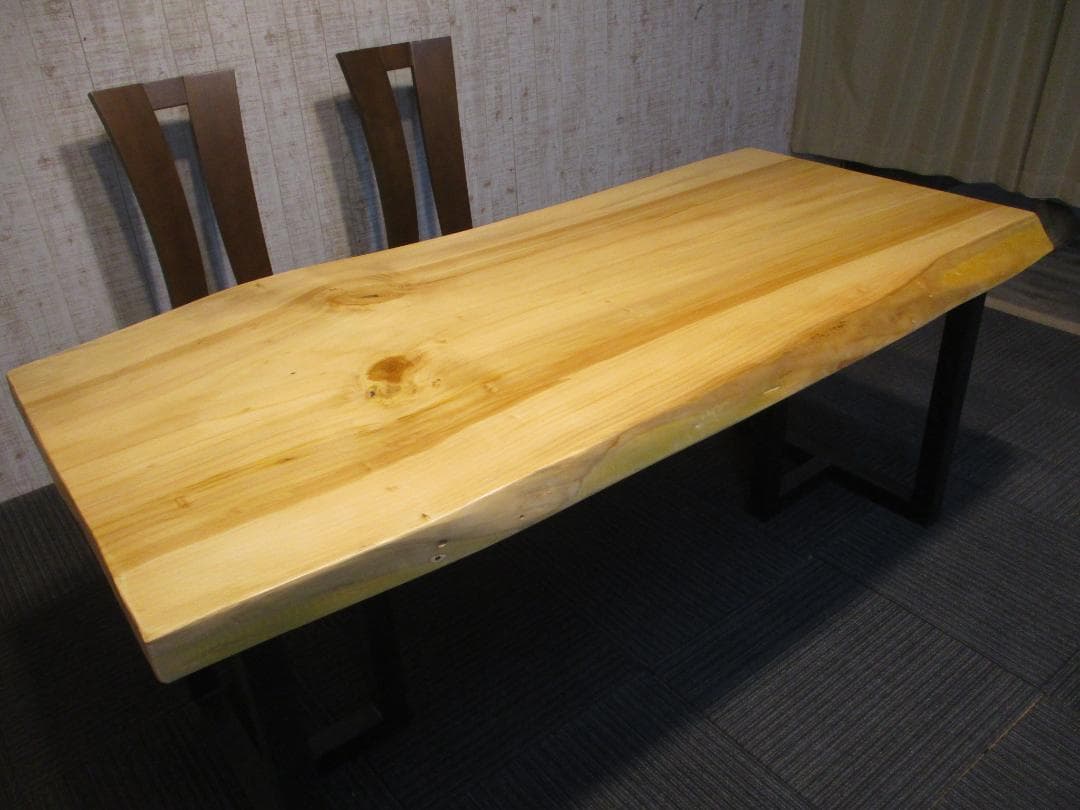 # 1391■　専用　銀杏　イチョウ　テーブル　　ダイニング　座卓　一枚板