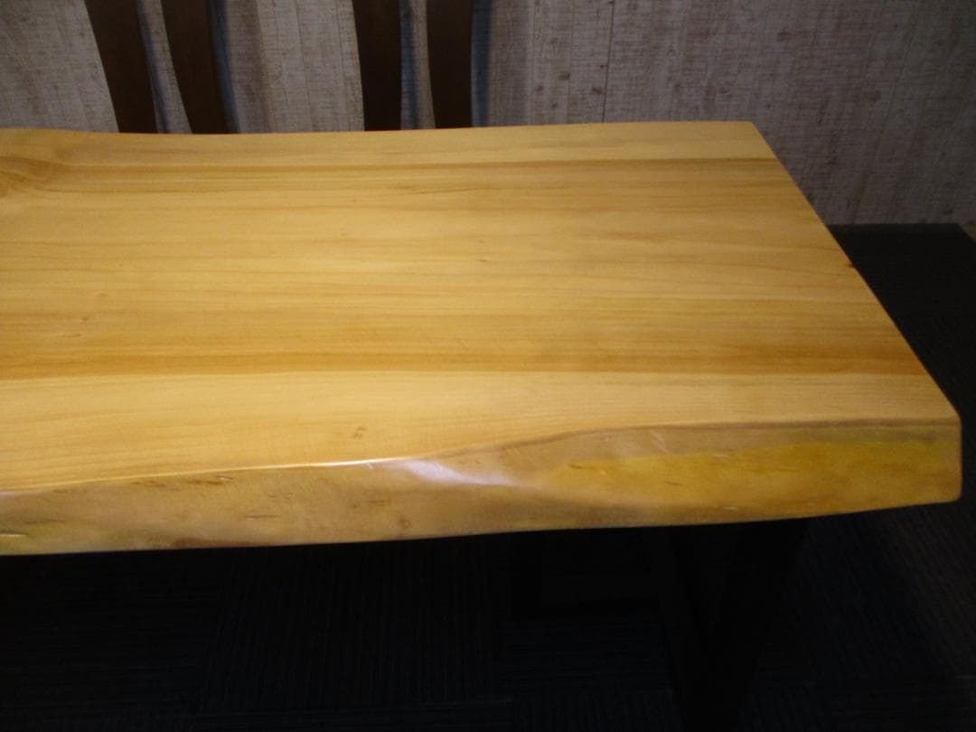 # 1391■　専用　銀杏　イチョウ　テーブル　　ダイニング　座卓　一枚板