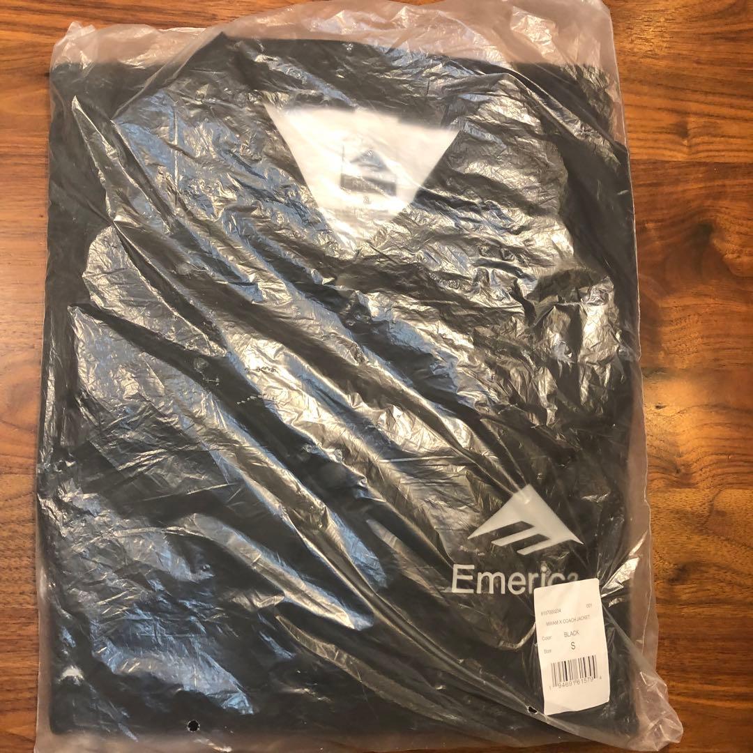 ✨マンウィズ ×EMERICA COACH JACKET S ブラック