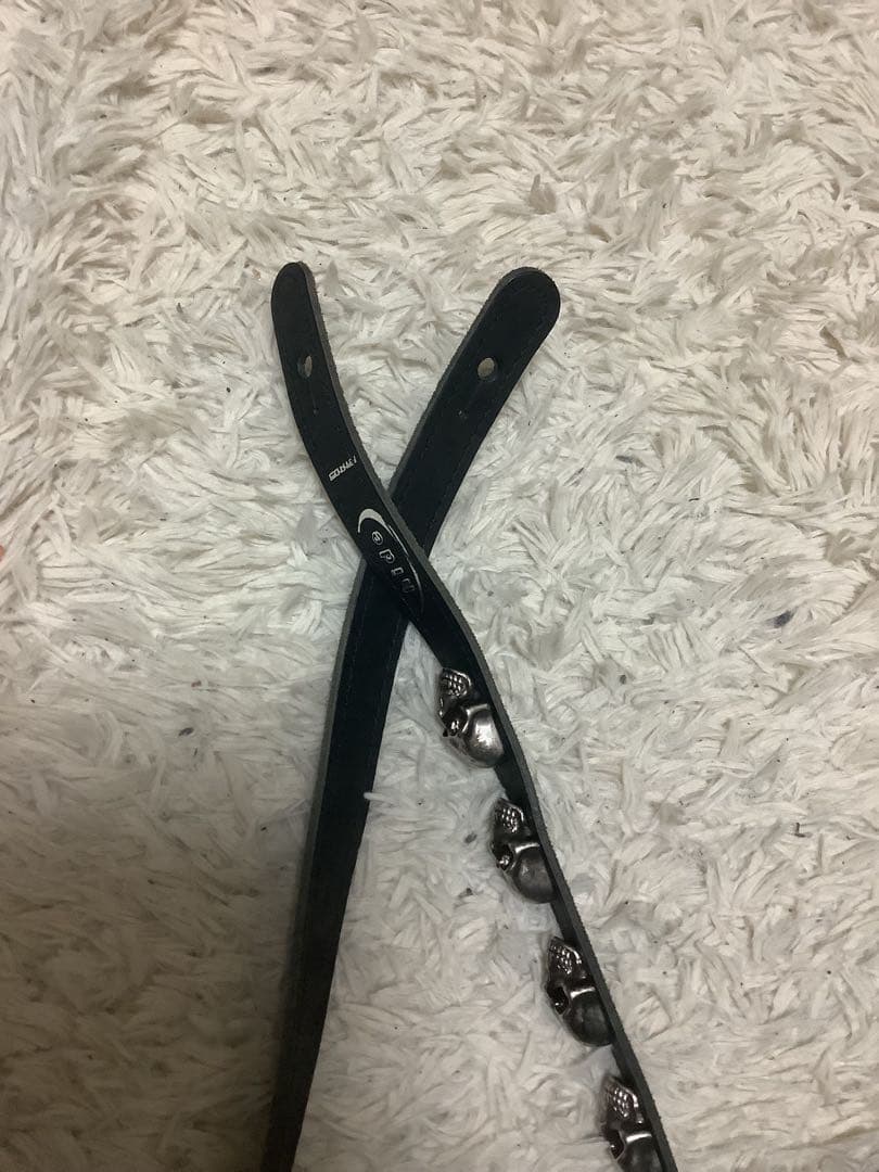 フェルナンデス　スカルデザイン ギターストラップ hide ヒデ