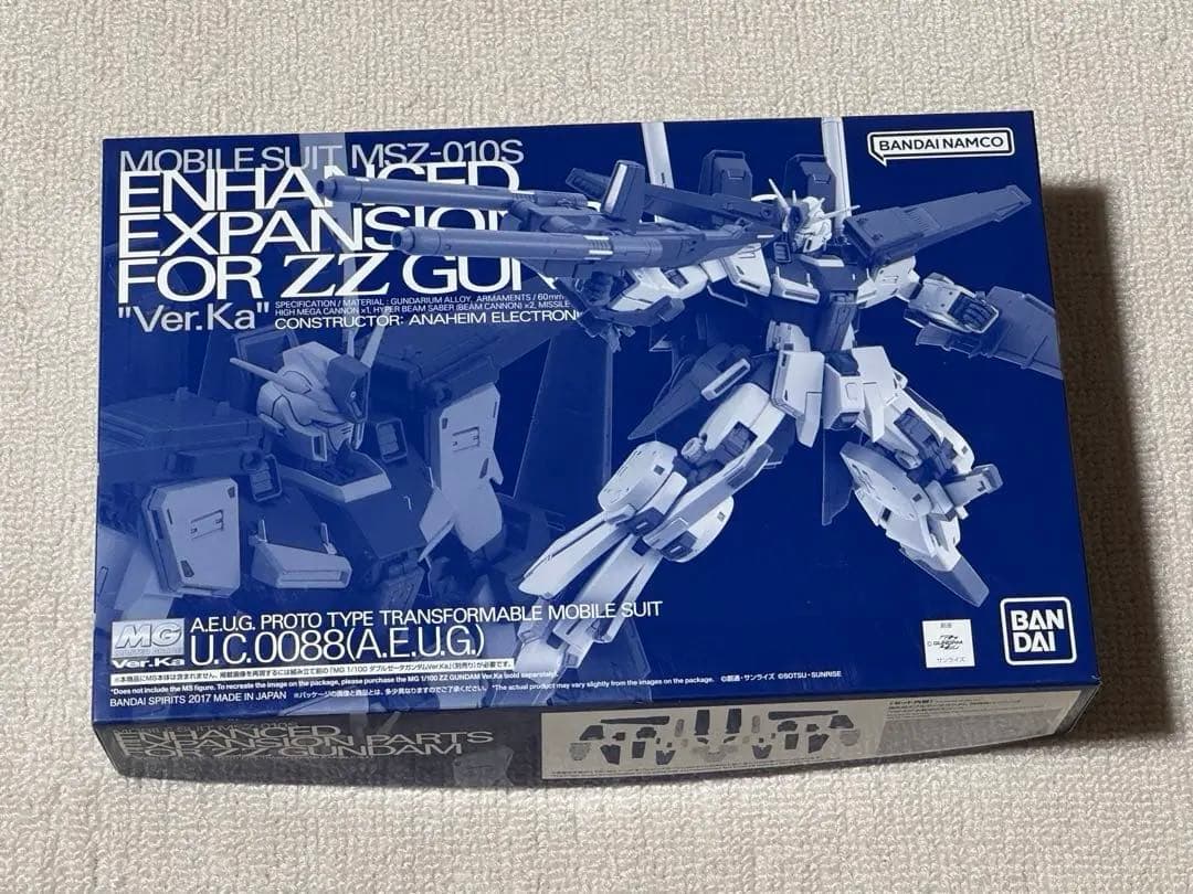 MG ZZガンダム ver.ka プレミアムデカール付 強化拡張パーツ　セット