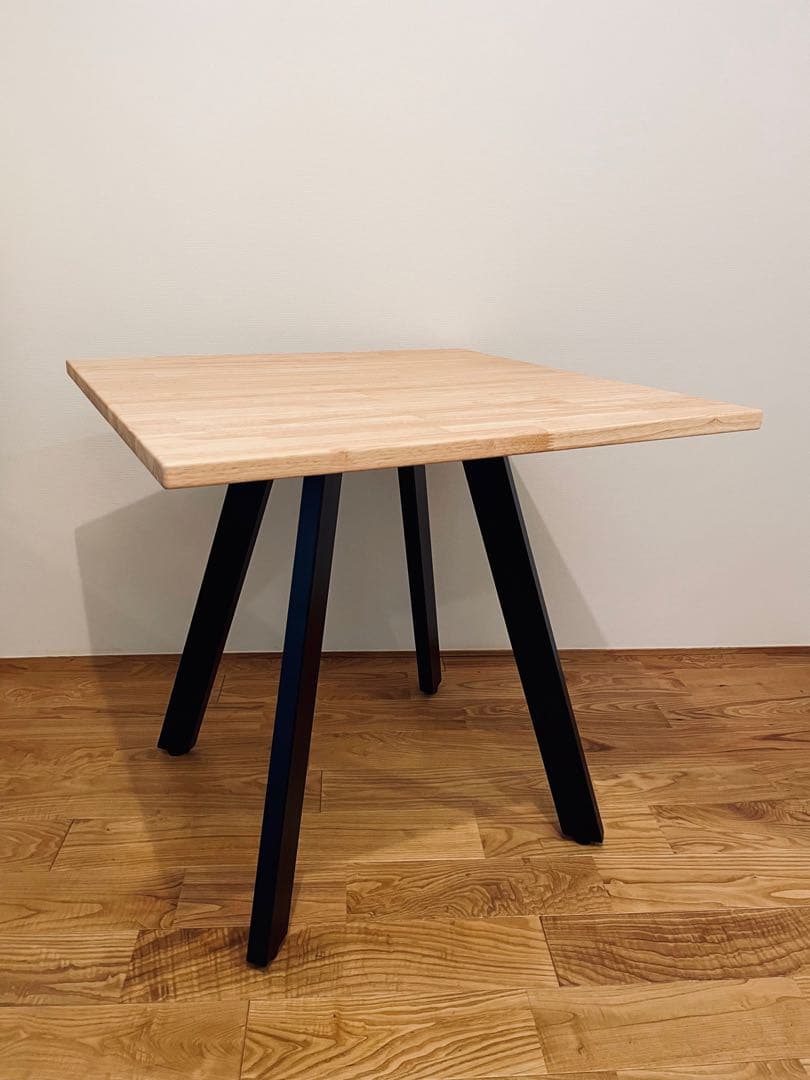 【KANADEMONO】スクエアテーブル 北欧 ダイニングテーブル