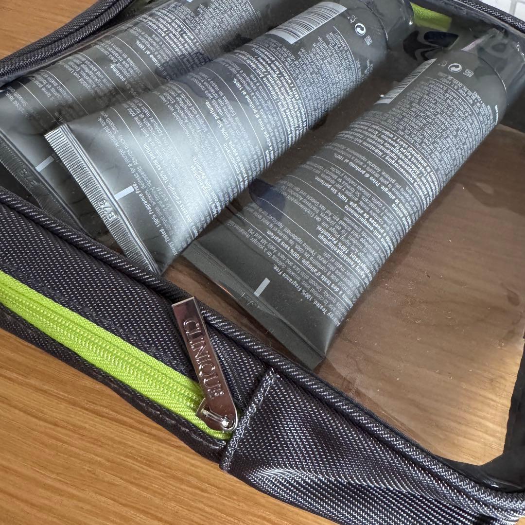 新品未使用 Clinique AG モイスチャライザー ポーチ付き 3個セット