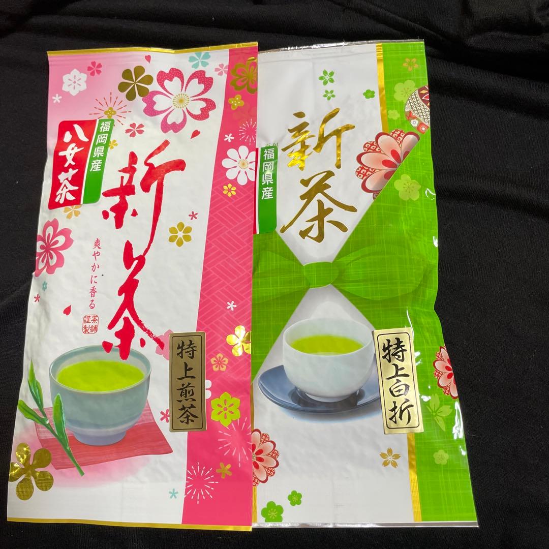 八女茶、新茶(水出し煎茶)6袋(煎茶)3袋(白折)3袋(玄米茶)3袋　くぅたん様