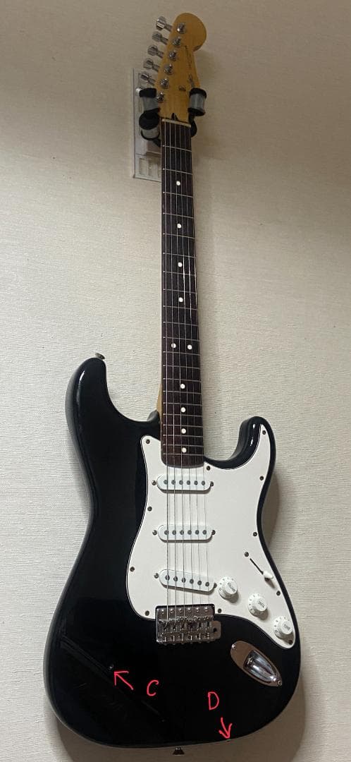 Fender Japan Stratocaster ブラック 新品弦張りたて♥