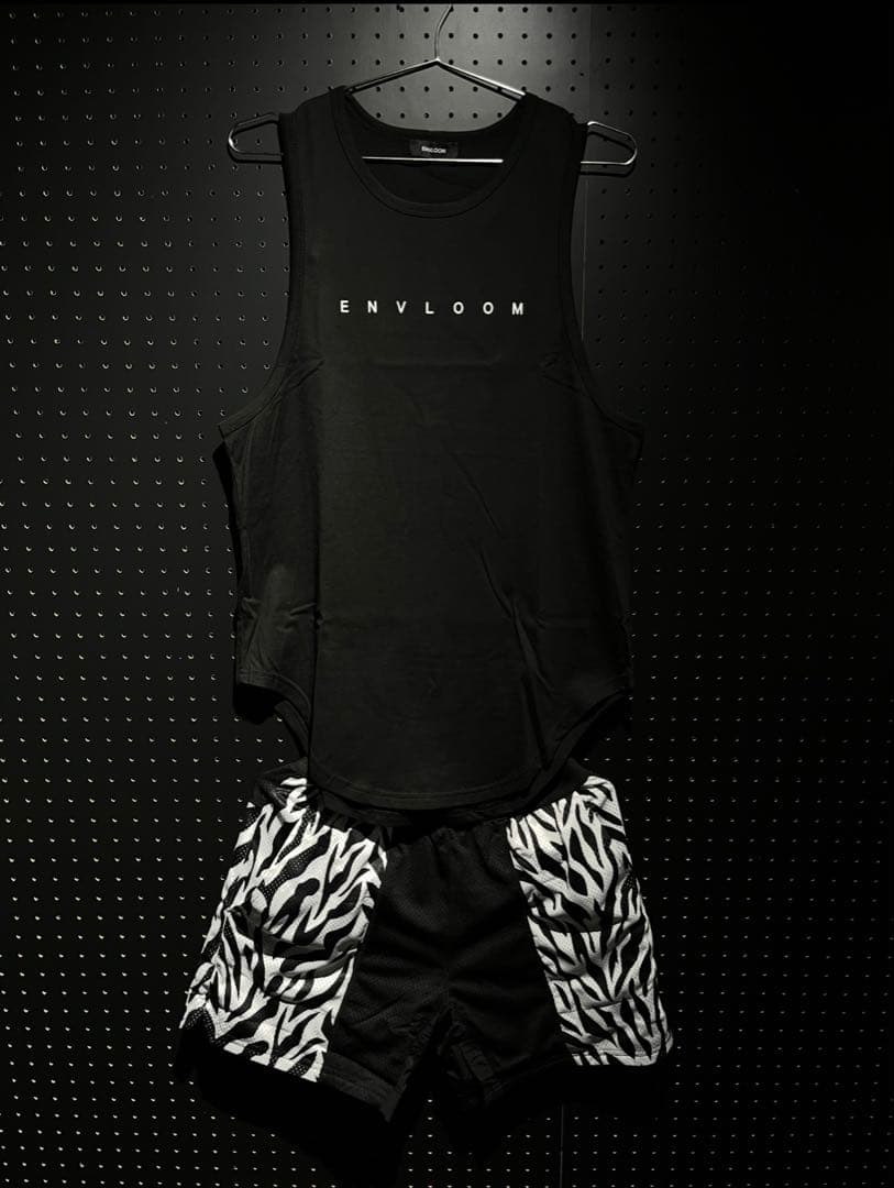 エンブロームENVLOOMタンクトップSサイズリバーシブルショートパンツMサイズ