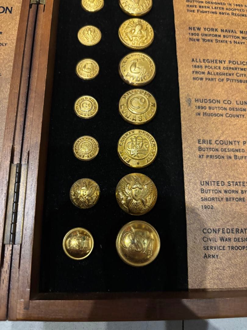 ヴィンテージ チェンジ ボタン ワーク ミリタリー ボタン ワークス