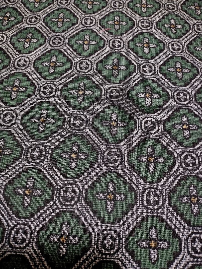 1809　大島紬リメイク☆ギャザースカート+ガウチョパンツ＆トートバッグストール