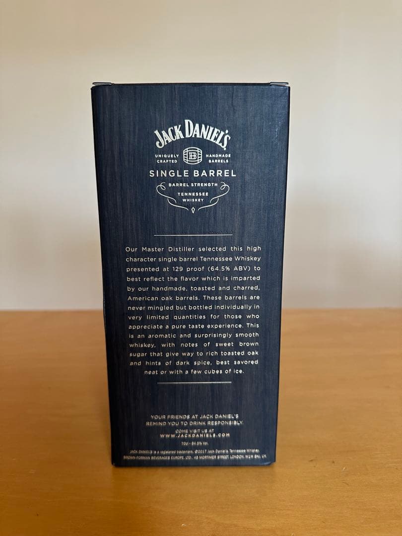 【終売品】ジャックダニエル シングルバレル700ml 64.5% 箱付き