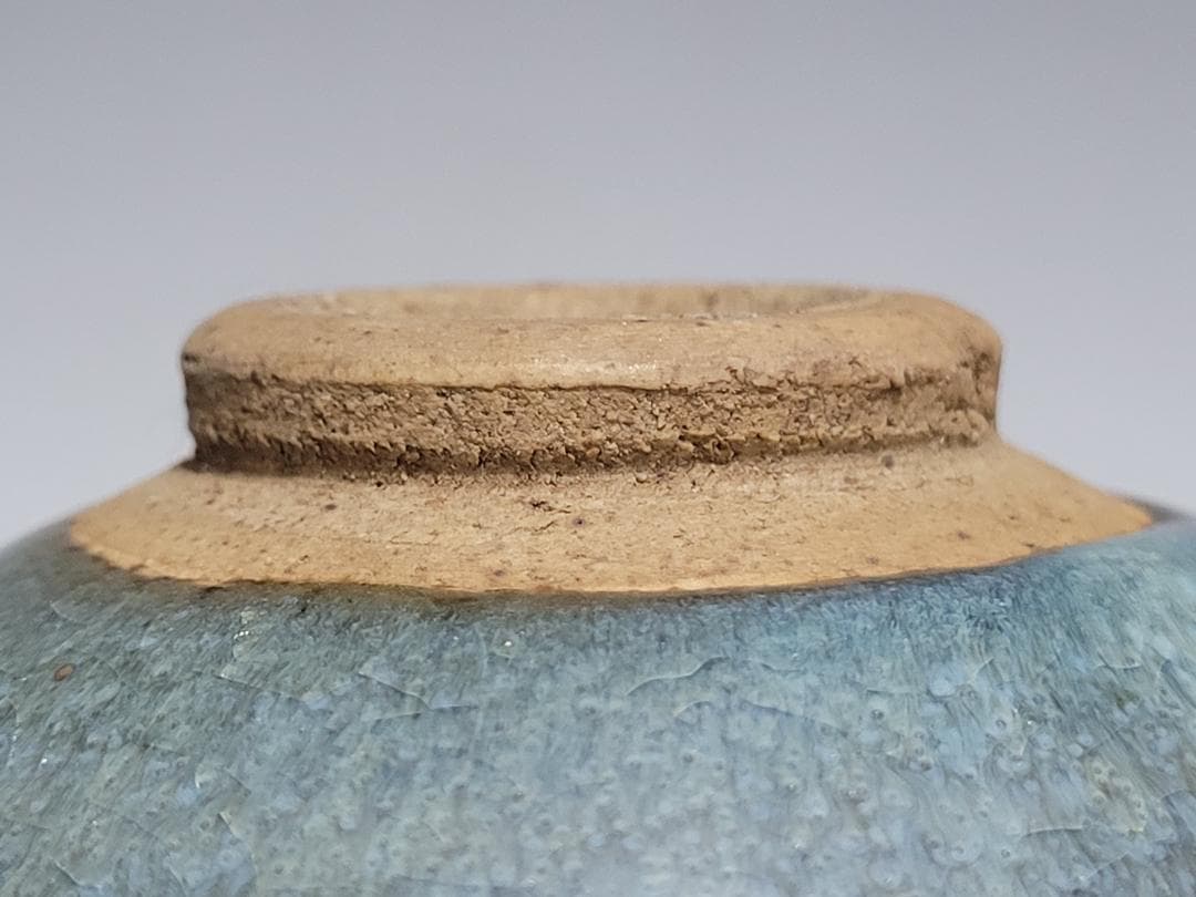 天藍釉 均窯 紅斑窯変 茶杯 宋元時代 幅約9.4cm