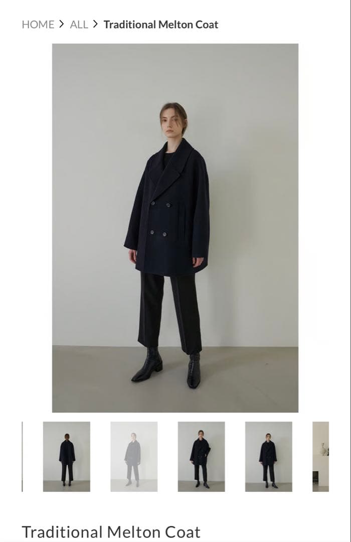 ナエ Na.e Traditional Melton Coat