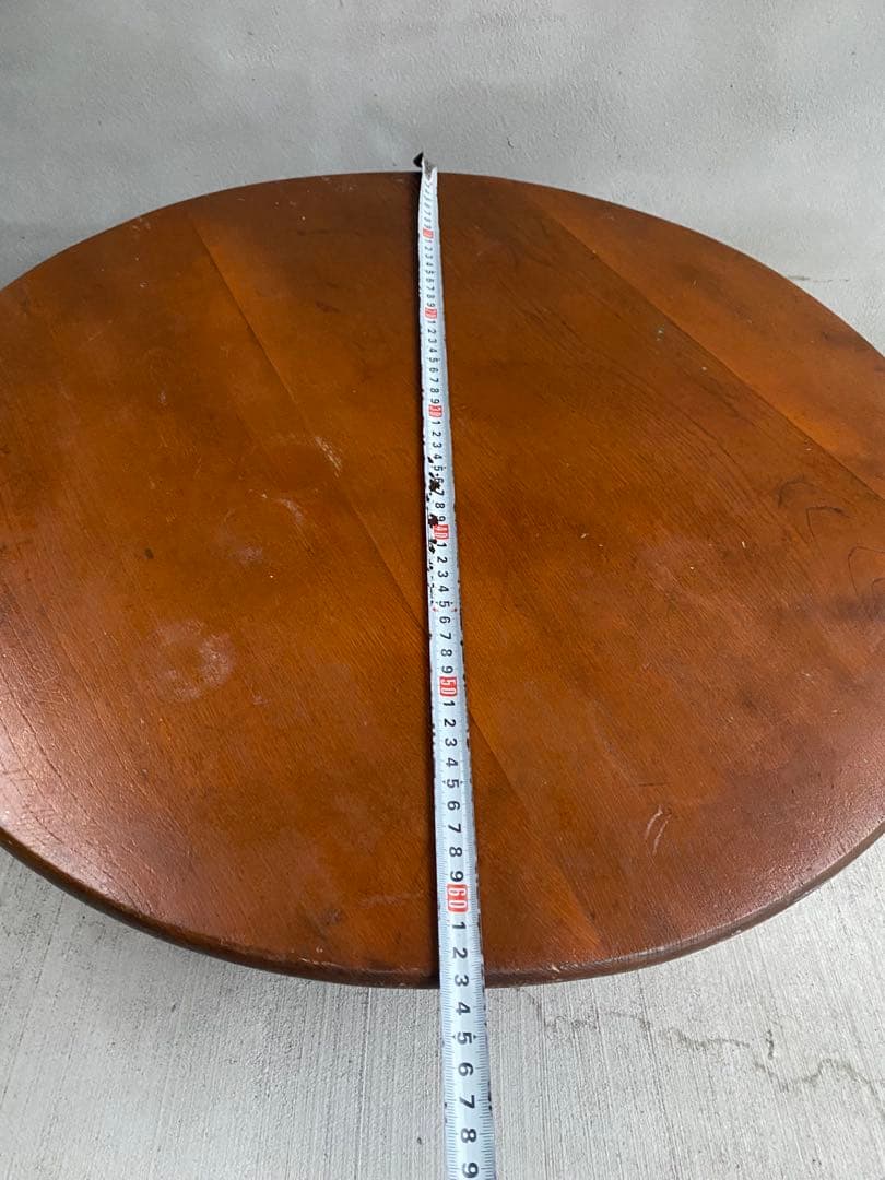 再値下げ‼️昭和レトロなちゃぶ台　折りたたみ式　コンパクト　アンティーク和物