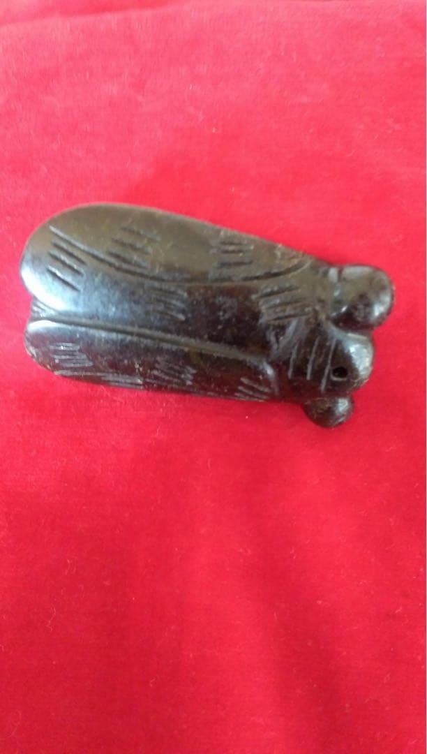 中国　古玉　蝉